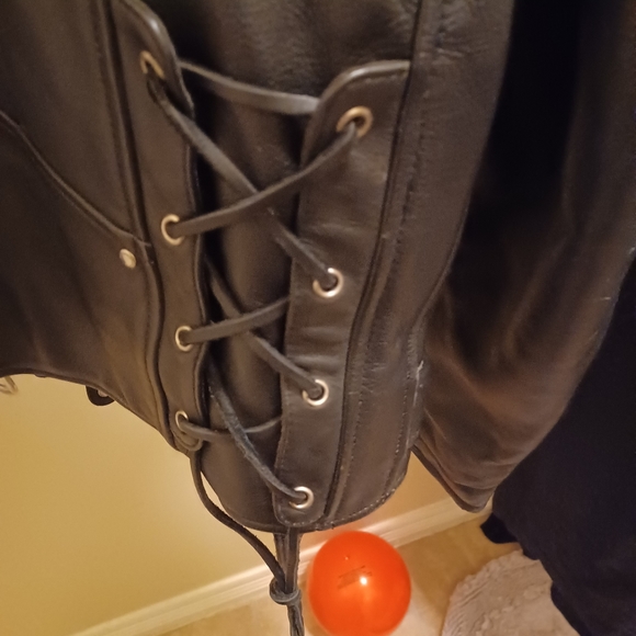 Men’s Harley Davidson Leather Jacket Eagle Embossed - large - Picture 10 of 12